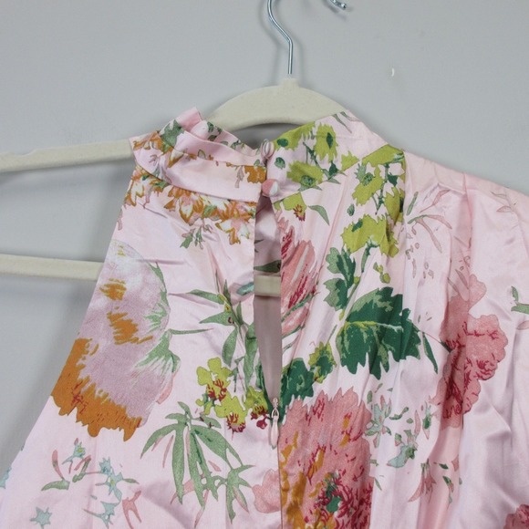 Petal & Pup Pink Floral Midi Dress - Picture 8 of 14